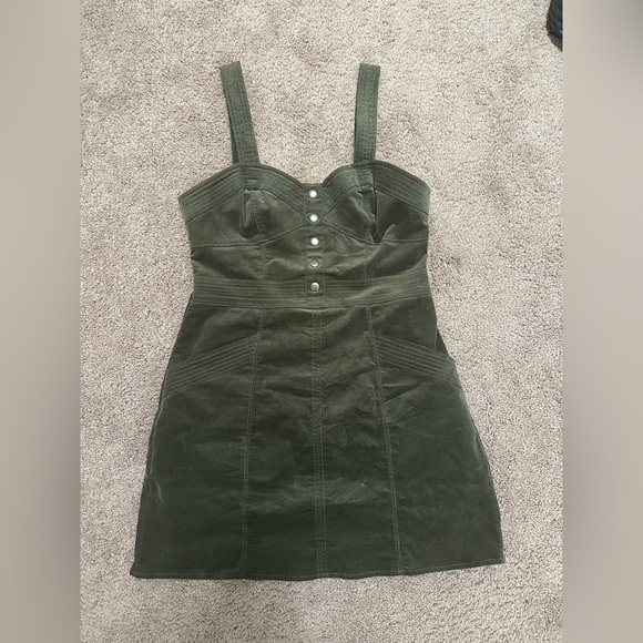 Express Dresses & Skirts - Express Dark Olive Mini Dress